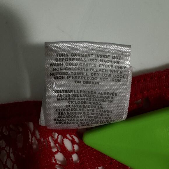 Mickey Mouse Disney Red Lace Back Teen XXL/2XG 19 Kidcore Cartoon Tank Top Shirt - Picture 6 of 6